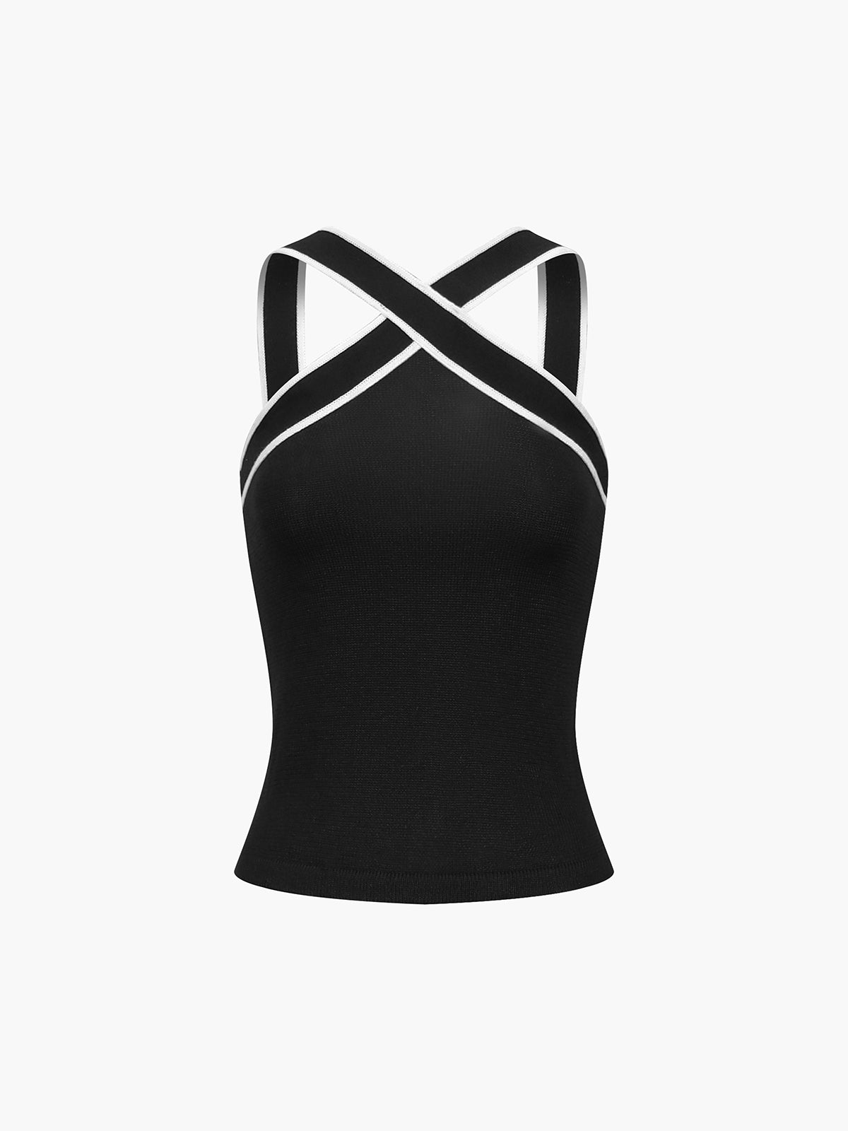 Hannah | Crossed Design Tank Top